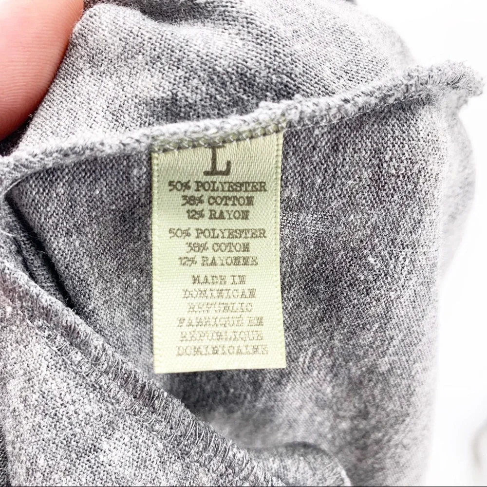 NEW Alternative Apparel Gray Casual Summer Dress Size Large - Picture 10 of 10